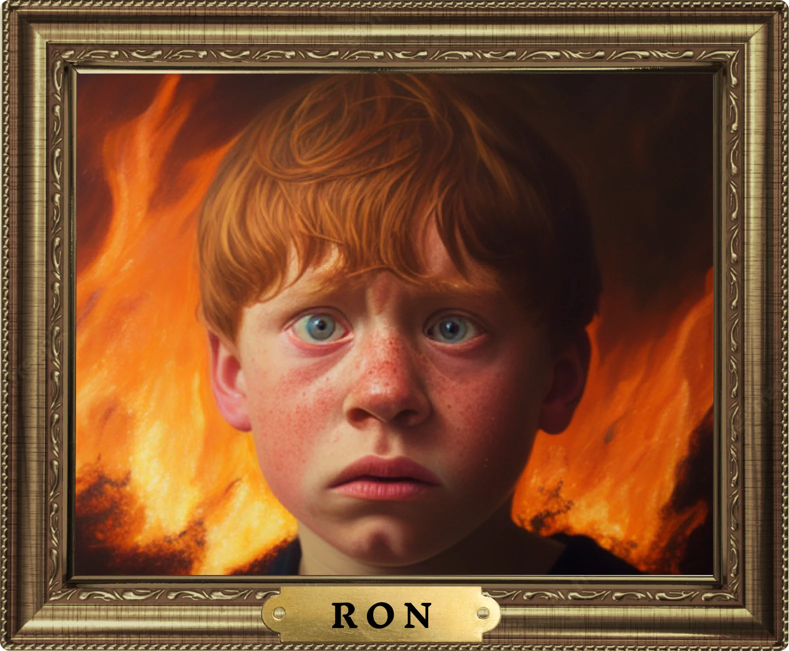 tableau de Ron Weasley